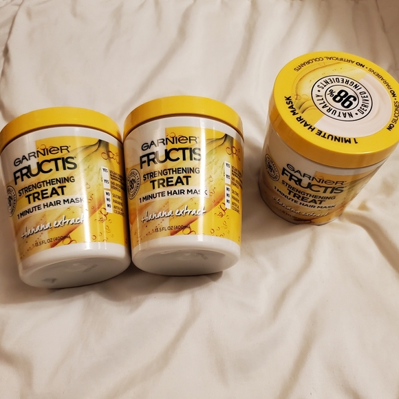 Garnier Fructis Strengthening Hair Treat, Banana Extract - bundle of 3 - Picture 2 of 7